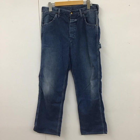 オアスロウ orSlow パンツ デニム、ジーンズ デニムパンツ ストレートパンツ ワイドパンツ カジュアルパンツ 2号 無地 インディゴ / インディゴ /  メンズ USED 古着 中古 10119011