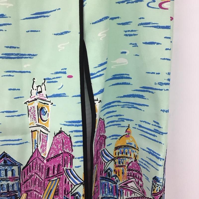 ザラ ZARA スカート ロングスカート ロングスカート タイトスカート スリット M プリント マルチカラー / マルチカラー /  レディース USED 古着 中古 10129311