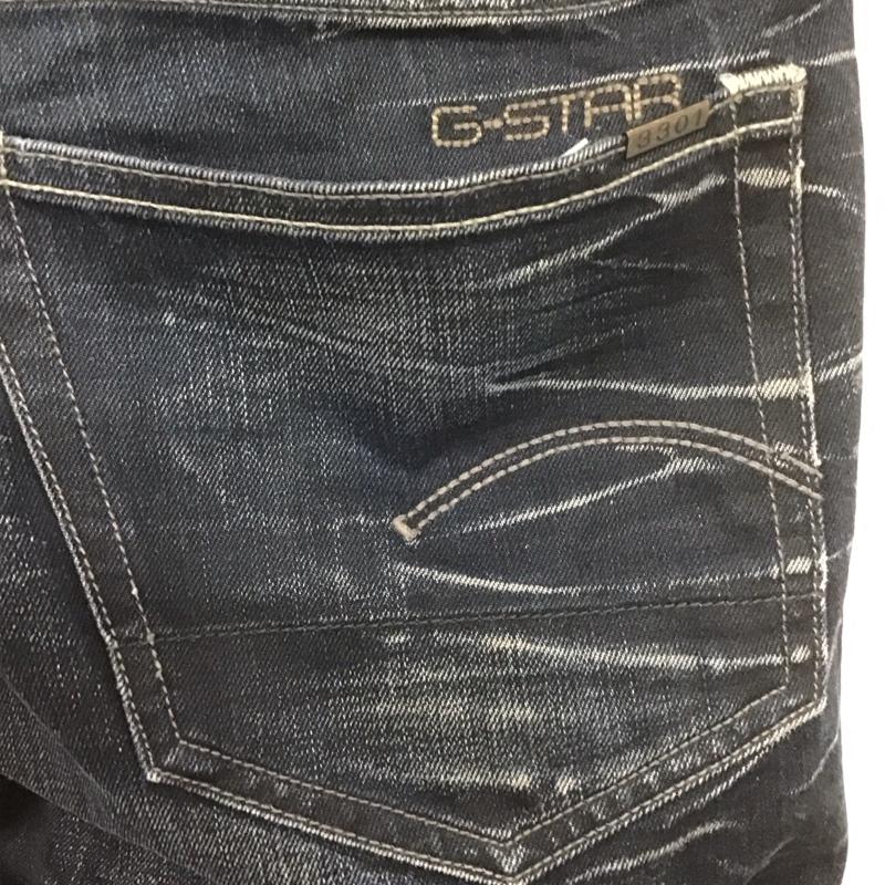 ジースターロゥ G-STAR RAW パンツ デニム、ジーンズ 104506 30インチ 無地 インディゴ / インディゴ /  メンズ USED 古着 中古 10107834
