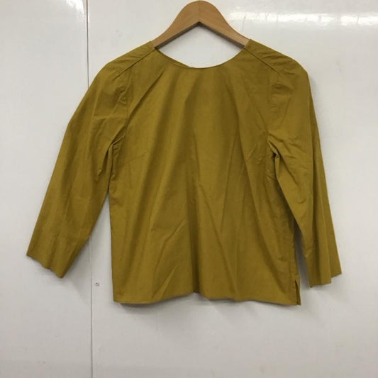 マッキントッシュフィロソフィー MACKINTOSH PHILOSOPH カットソー 長袖 34 無地 マスタード / マスタード /  レディース USED 古着 中古 10131135