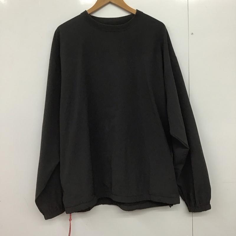 ビームス ジャパン BEAMS JAPAN カットソー 長袖 長袖カットソー 無地カットソー クルーネック L 無地 ダークグレー / ダークグレー /  メンズ USED 古着 中古 10146563