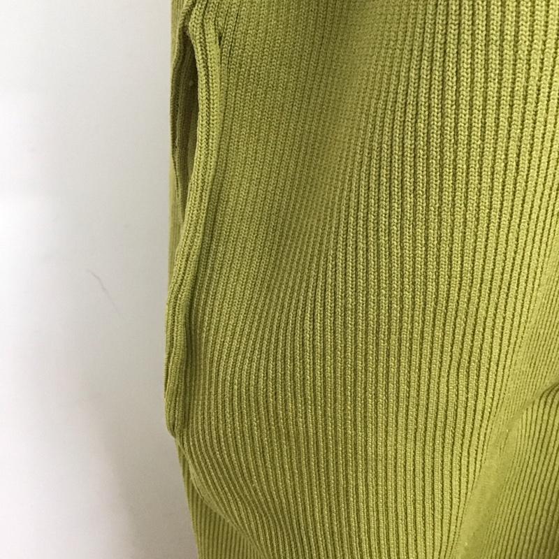 エムアンダーバー M_ ワンピース ロングスカート 010EA370-5520 RIB KNIT DRESS エムアンダーバー リブ 2 無地 緑 / グリーン /  レディース USED 古着 中古 10108233