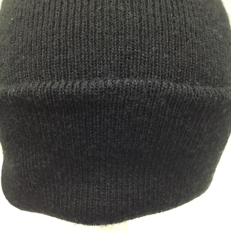 ニューエラ NEW ERA 帽子 ニット帽 ビーニー ワンポイント 黒 / ブラック /  メンズ USED 古着 中古 10107895