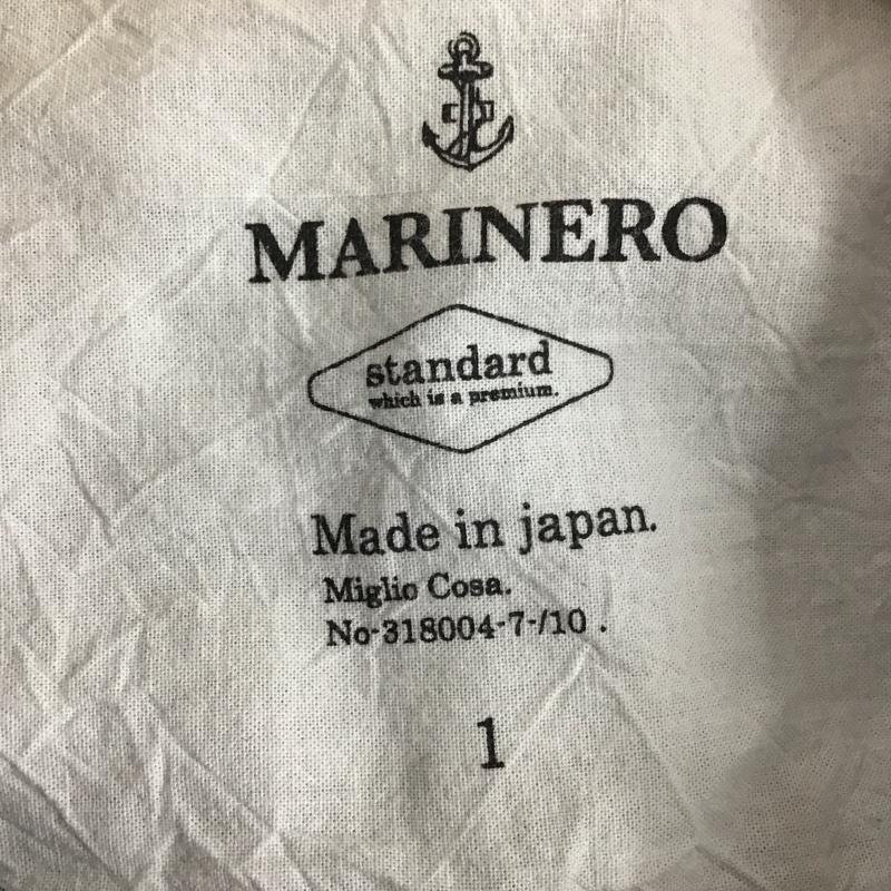 マリネロ MARINERO シャツ、ブラウス 長袖 長袖シャツ 無地シャツ ノーカラーシャツ 1 無地 灰 / グレー /  メンズ USED 古着 中古 10131765