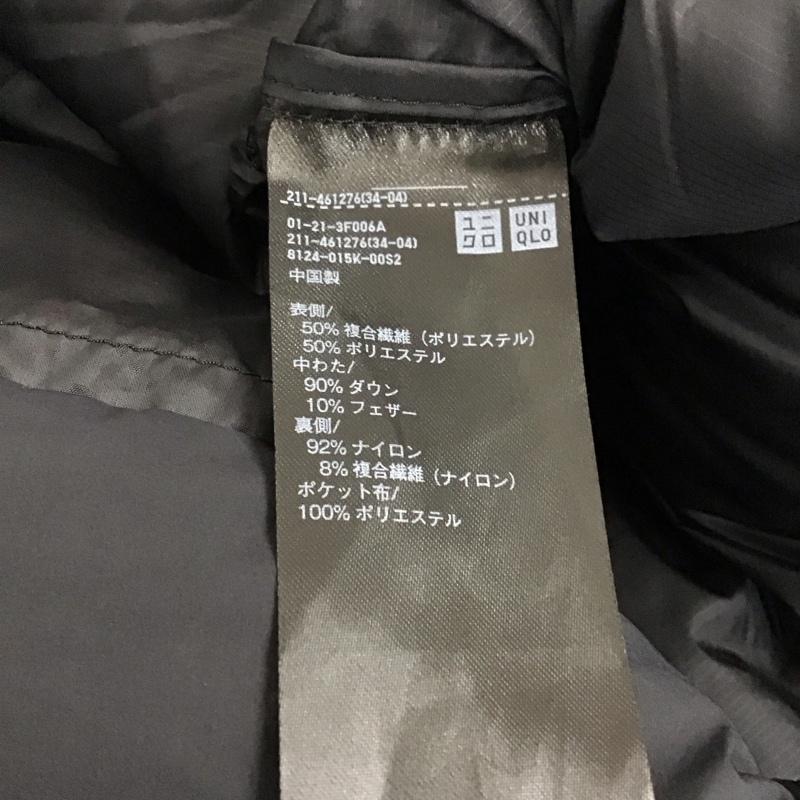 ユニクロ UNIQLO ジャケット、上着 ジャンパー、ブルゾン 211-461276 パウダーソフトダウンジャケット ジップアップジャケット アウター XL 無地 黒 / ブラック /  レディース USED 古着 中古 10110223