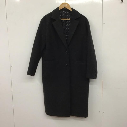 ニコアンド niko and... コート コート一般 ロングコート カラージャケット アウター 3 無地 灰 / グレー /  レディース USED 古着 中古 10142044