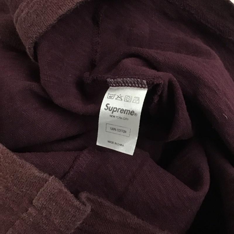 シュプリーム Supreme Tシャツ 半袖 2019SS PocketS/STee 半袖カットソー 無地Tシャツ クルーネックカットソー S 無地 えんじ / ワインレッド /  メンズ USED 古着 中古 10124349