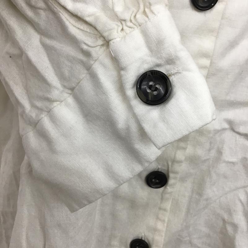 ザラ ZARA シャツ、ブラウス 半袖 M 無地 オフホワイト / オフホワイト /  レディース USED 古着 中古 10105892