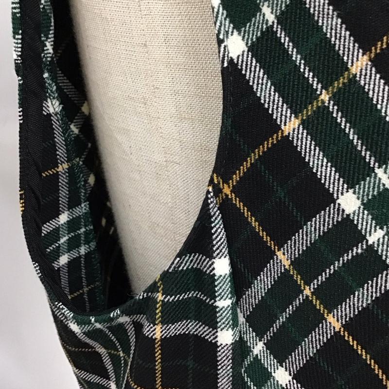 ザラウーマン ZARA WOMAN ワンピース ロングスカート ノースリーブロングワンピース フレアスカートワンピース 総柄スカート S チェック マルチカラー / マルチカラー /  レディース USED 古着 中古 10117934