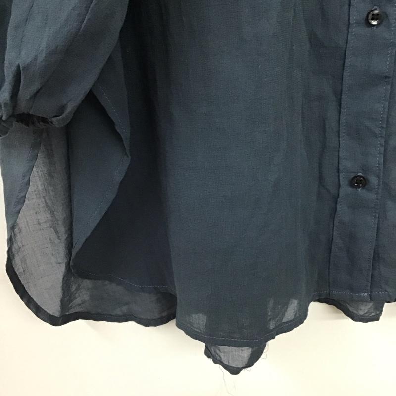 ジーナシス JEANASIS シャツ、ブラウス 長袖 JS063526MC FREE 無地 紺 / ネイビー /  メンズ USED 古着 中古 10134587