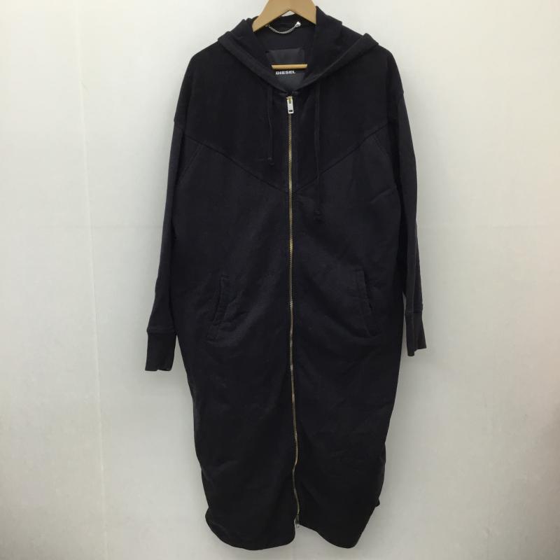 ディーゼル DIESEL パーカー 長袖 ロングジップパーカー 星 紫 / パープル /  レディース USED 古着 中古 10140454