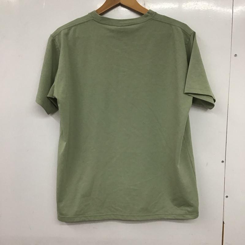 コロンビア Columbia Tシャツ 半袖 124 pl0224 チャールズドライブショートスリーブTシャツ 半袖カットソー L プリント カーキ / カーキ /  レディース USED 古着 中古 10139717