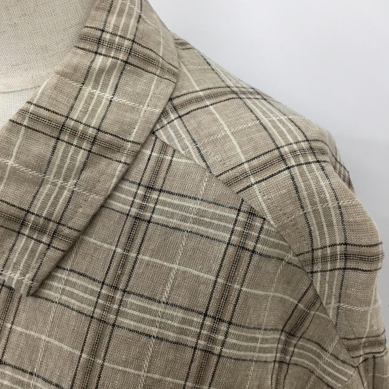 ザラ ZARA シャツ、ブラウス 長袖 7102 021 704 オーバーシャツ XS チェック ベージュ / ベージュ /  レディース USED 古着 中古 10116076
