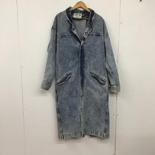チェロキー CHEROKEE コート コート一般 デニム 80-90 M 無地 水色 / ライトブルー /  メンズ USED 古着 中古 10133964