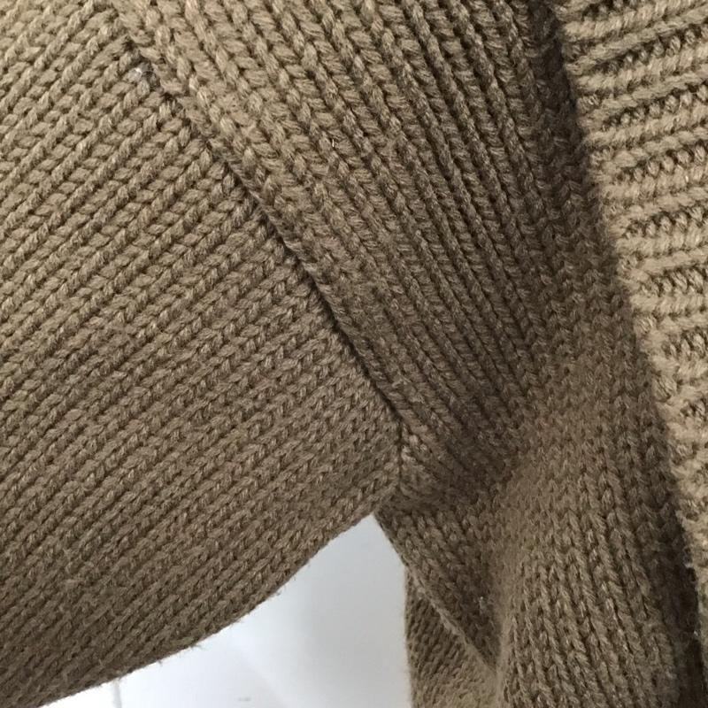 ニコアンド niko and... ニット、セーター 長袖 S205WE11TO ケーブル編み クルーネック 4  茶 / ブラウン /  レディース USED 古着 中古 10108089