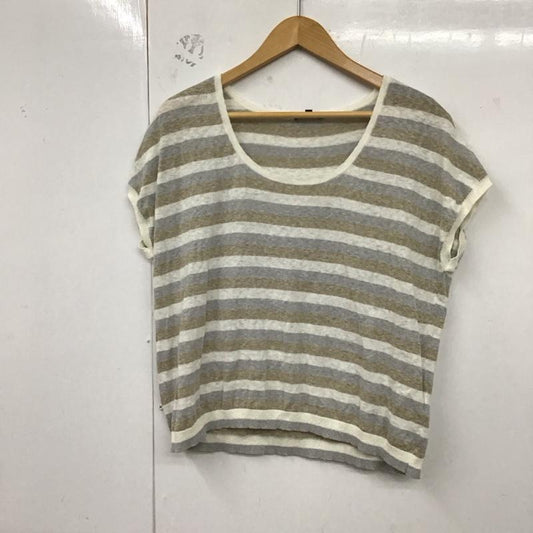 セオリー theory カットソー 半袖 S ボーダー柄 マルチカラー / マルチカラー /  レディース USED 古着 中古 10129663
