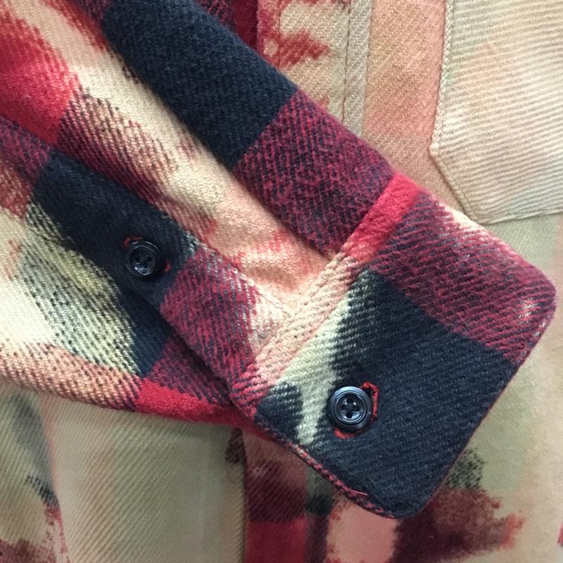 シュプリーム Supreme シャツ、ブラウス 長袖 13AW BleachedBuffaloHeavyweightShirt 長袖シャツ M 総柄 マルチカラー / マルチカラー /  メンズ USED 古着 中古 10122280