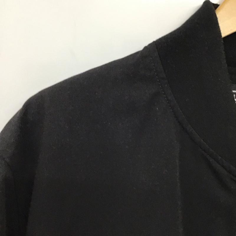 ジーユー GU ジャケット、上着 ジャンパー、ブルゾン 311-351030 ジップアップジャケット ナイロンジャケット アウター アンダーカバー L ロゴ、文字 黒 / ブラック /  メンズ USED 古着 中古 10137205