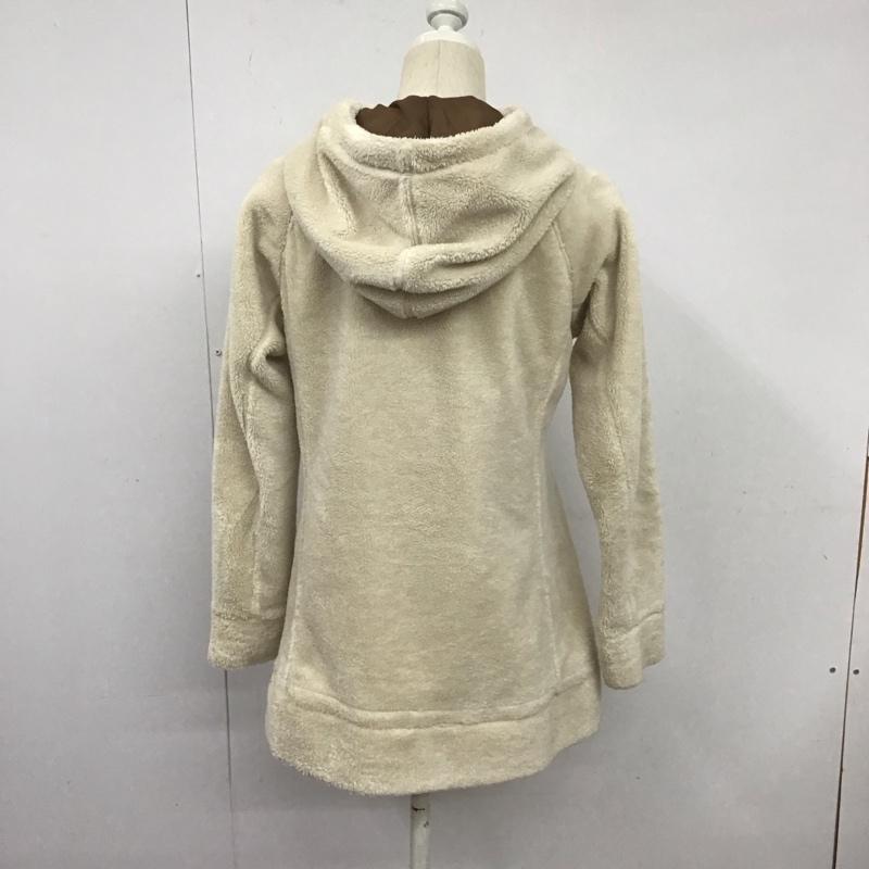 アディダス adidas パーカー 長袖 ボアパーカー M 無地 ベージュ / ベージュ /  レディース USED 古着 中古 10128362