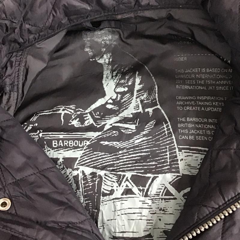 バーブァー Barbour ジャケット、上着 ジャンパー、ブルゾン ジップアップジャケット ジャンパー ジャケット カジュアルジャケット アウター XXL ロゴ、文字 紺 / ネイビー /  メンズ USED 古着 中古 10121455