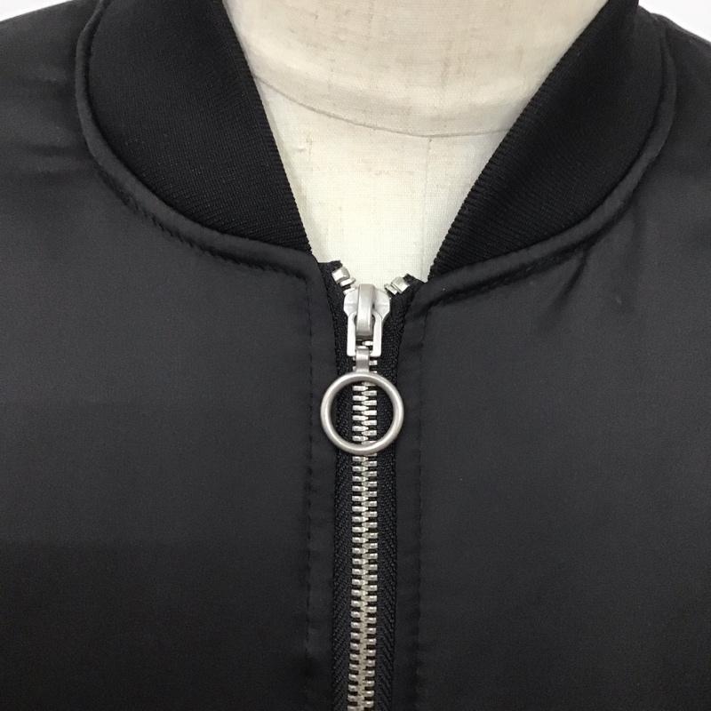 ザラメン ZARA MAN ジャケット、上着 ジャケット、ブレザー ジップアップジャケット ジャンパー ジャケット カジュアルジャケット アウター M 無地 黒 / ブラック /  メンズ USED 古着 中古 10124171