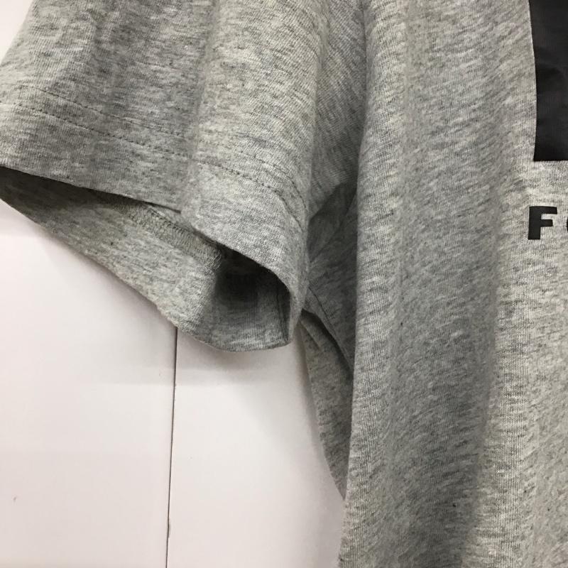 ディーゼル DIESEL Tシャツ 半袖 S ロゴ、文字 X プリント 灰 / グレー /  メンズ USED 古着 中古 10128580