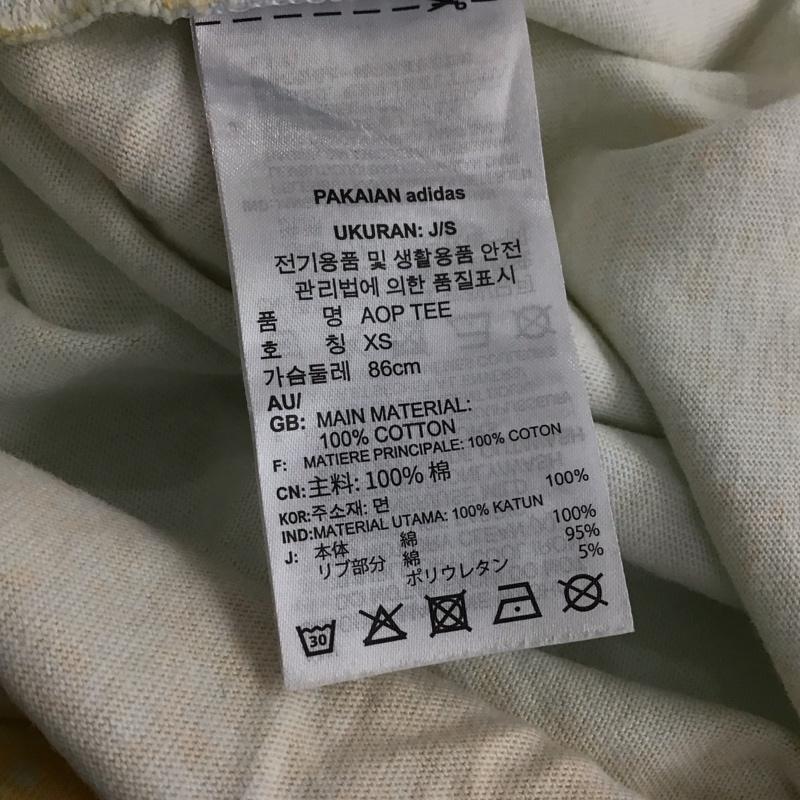 アディダス adidas Tシャツ 半袖 hl6598 半袖カットソー プリントTシャツ S ロゴ、文字 マルチカラー / マルチカラー /  メンズ USED 古着 中古 10138895