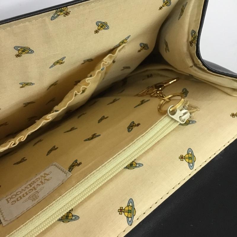ヴィヴィアンウエストウッド Vivienne Westwood トートバッグ トートバッグ ブリーフケース ビジネスバッグ ワンポイント 黒 / ブラック /  レディース USED 古着 中古 10133198