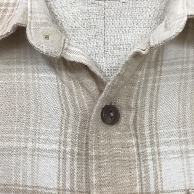 パタゴニア patagonia シャツ、ブラウス 長袖 長袖 L チェック ベージュ / ベージュ /  メンズ USED 古着 中古 10106841