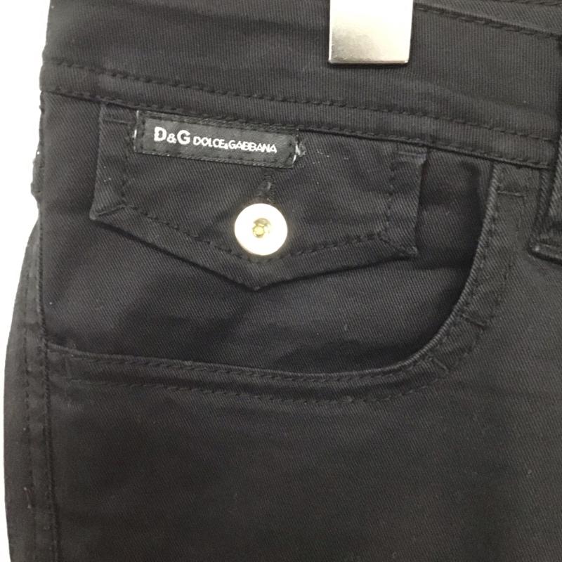 ドルチェアンドガッバーナ DOLCE&GABBANA パンツ デニム、ジーンズ 27インチ 無地 黒 / ブラック /  レディース USED 古着 中古 10132412