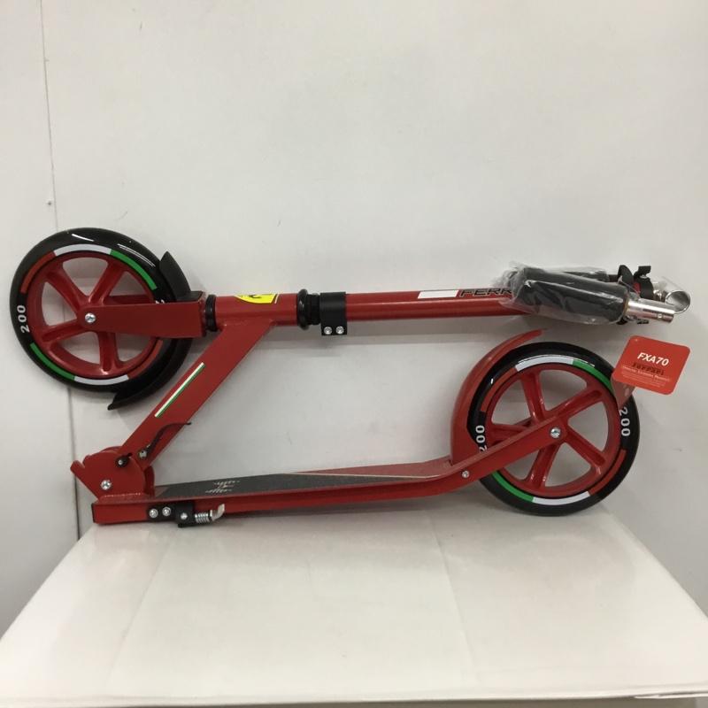 古着 USED ファッション小物 ファッション小物 FXA70 スクーデリア フェラーリ キックボード キックスケーター ビッグホイール 箱有 ロゴ、文字 赤 / レッド /  メンズ USED 古着 中古 10129540