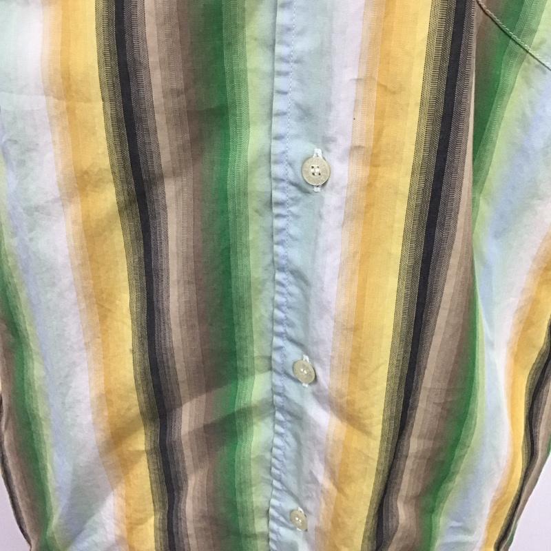 ラコステ LACOSTE シャツ、ブラウス 半袖 半袖シャツ ストライプシャツ ポケットシャツ 3 ストライプ マルチカラー / マルチカラー /  メンズ USED 古着 中古 10125763