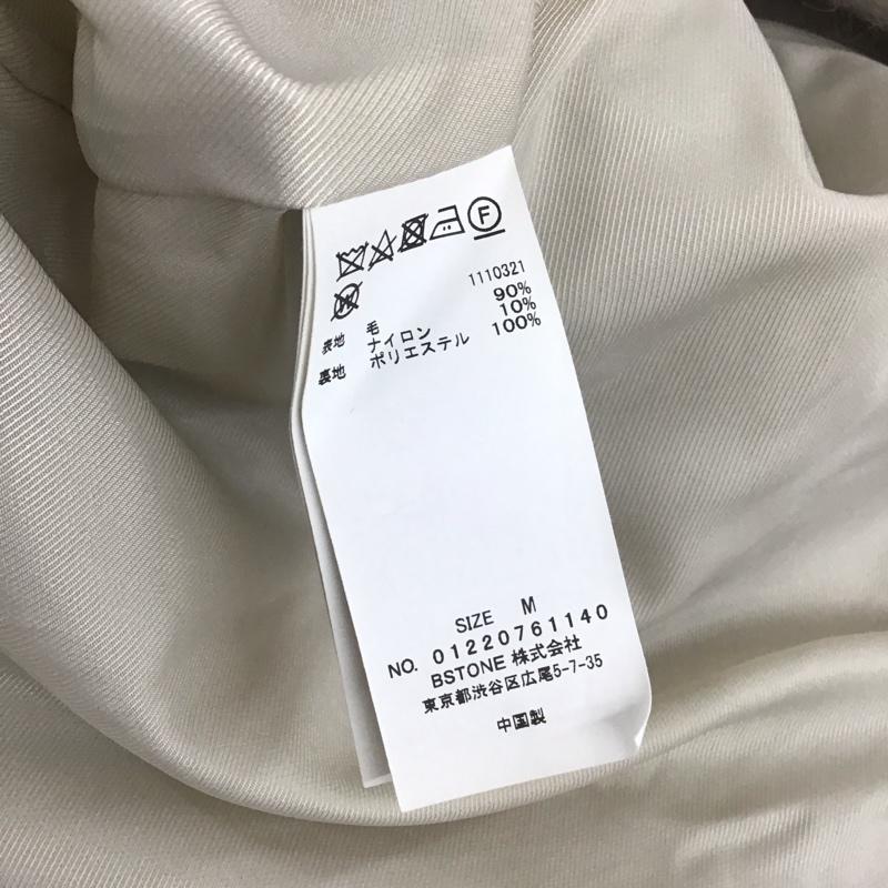アメリ AMERI コート コート一般 01220761140 DEFORMATION COLLAR SHAGGY COAT M 無地 グレージュ / グレージュ /  レディース USED 古着 中古 10109601