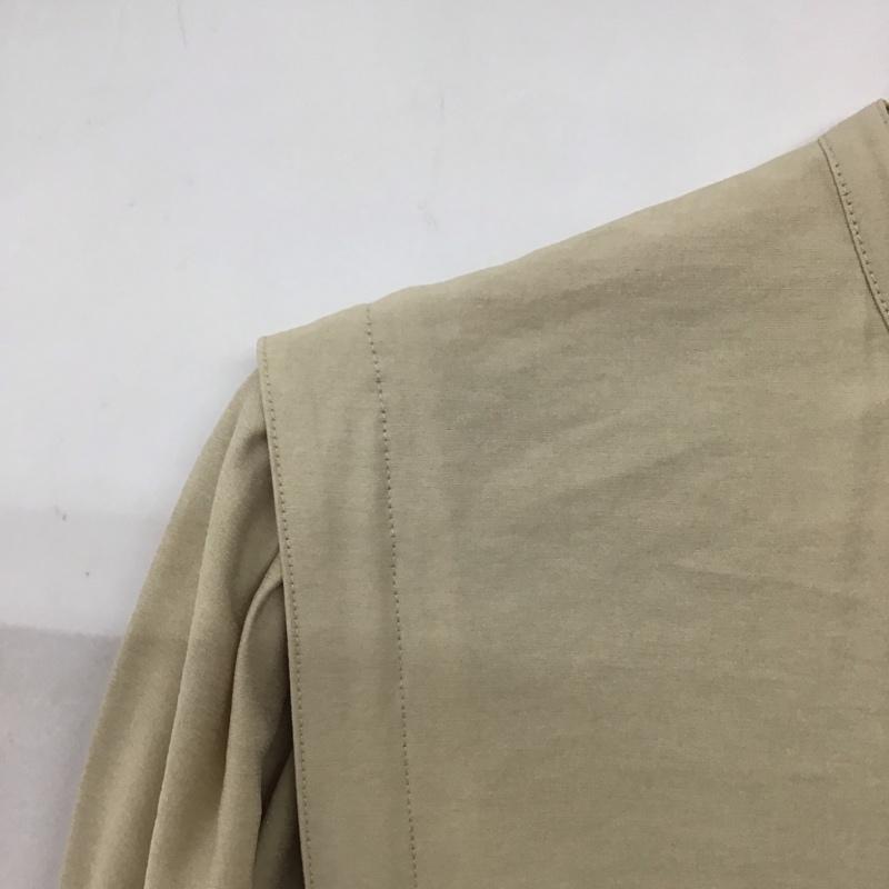 アパートバイローリーズ apart by lowrys ワンピース ロングスカート 長袖ロングワンピース ノーカラーシャツワンピース フレアスカート FREE 無地 ベージュ / ベージュ /  レディース USED 古着 中古 10142041