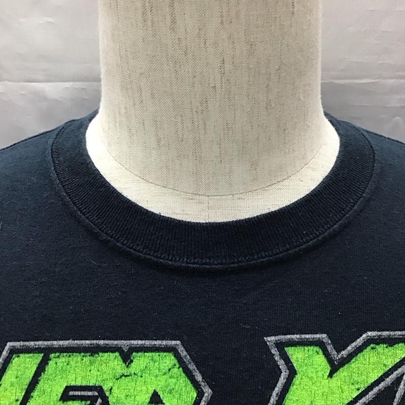 古着 USED Tシャツ 半袖 半袖カットソー プリントTシャツ クルーネックカットソー プリント 黒 / ブラック /  メンズ USED 古着 中古 10117510