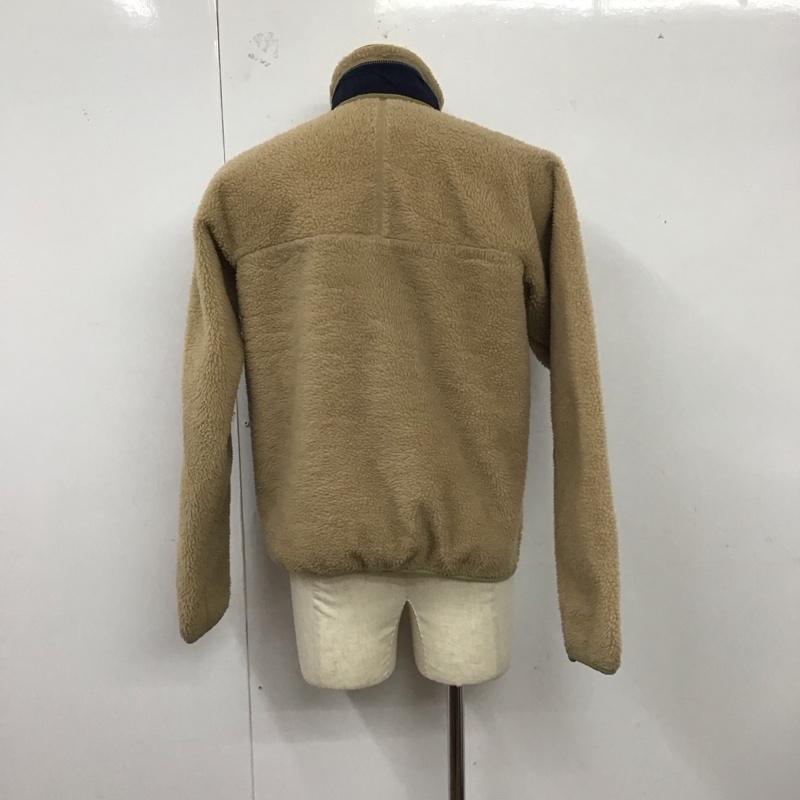 パタゴニア patagonia ジャケット、上着 ジャケット、ブレザー ジップアップジャケット フリースジャケット アウター S ロゴ、文字 ベージュ / ベージュ /  メンズ USED 古着 中古 10122754