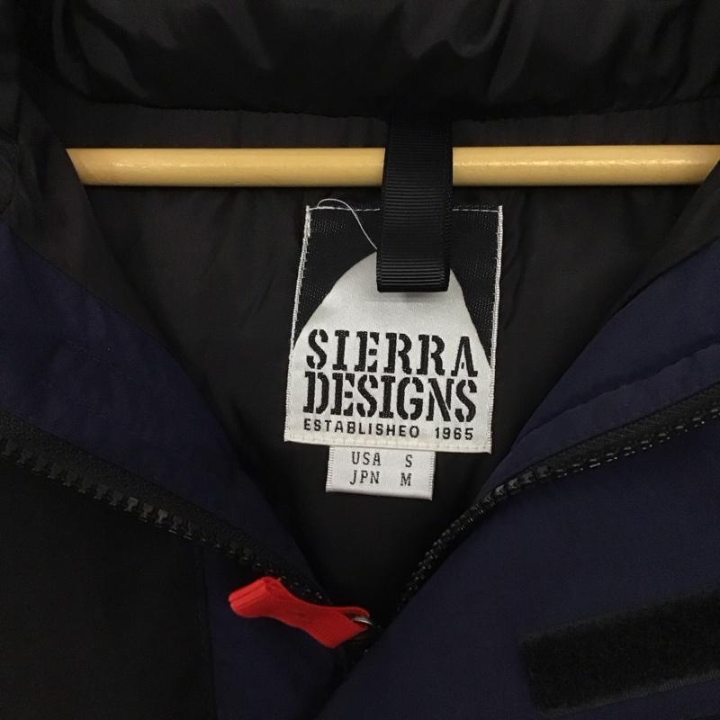 シェラデザイン SIERRA DESIGNS ジャケット、上着 ジャンパー、ブルゾン ジップアップジャケット ナイロンジャケット アウター M ロゴ、文字 紺 / ネイビー /  メンズ USED 古着 中古 10130910