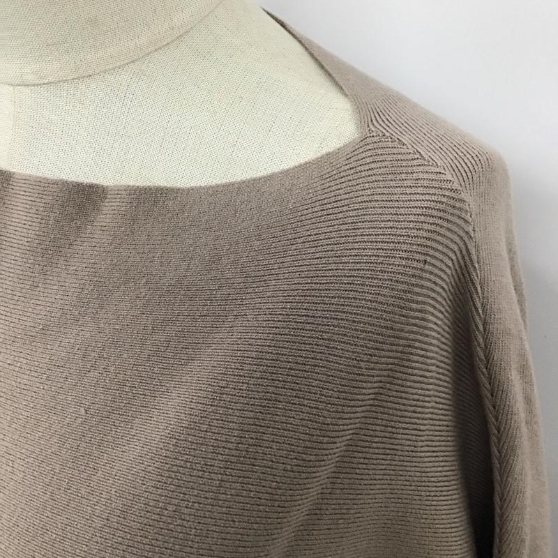 フィフス fifth ニット、セーター 長袖 M 無地 茶 / ブラウン /  レディース USED 古着 中古 10121363