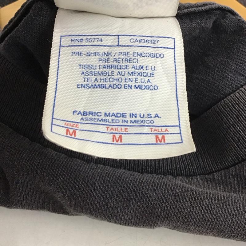 古着 USED Tシャツ 半袖 半袖カットソー プリントTシャツ クルーネックカットソー 古着 M プリント ダークグレー / ダークグレー /  メンズ USED 古着 中古 10148931