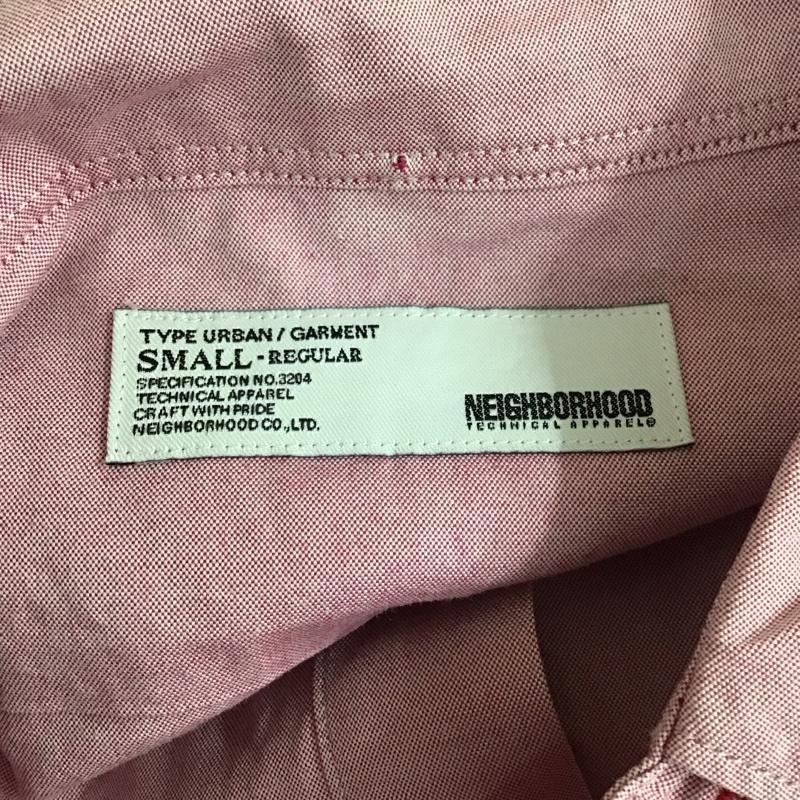 ネイバーフッド NEIGHBORHOOD シャツ、ブラウス 長袖 長袖シャツ カラーシャツ ポケットシャツ 長袖カットソー 無地シャツ S 無地 赤 / レッド /  メンズ USED 古着 中古 10114707