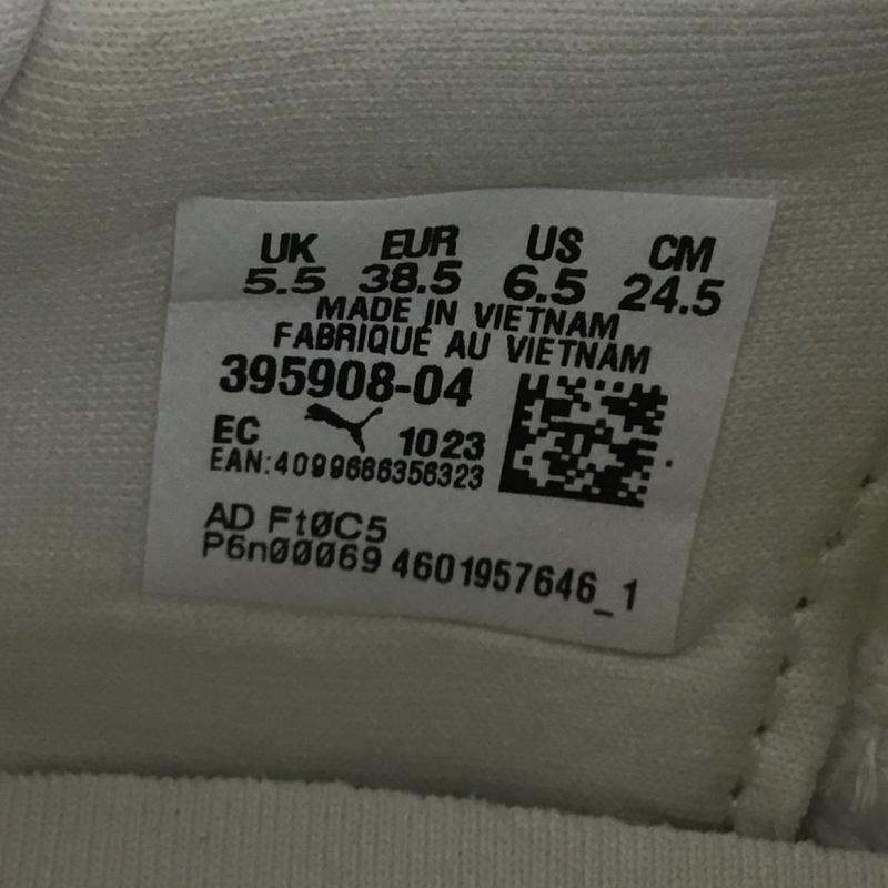 プーマ PUMA スニーカー スニーカー 395908 04 ベロファシス オールウェイズ オン 24.5cm ロゴ、文字 アイボリー / アイボリー /  レディース USED 古着 中古 10145411