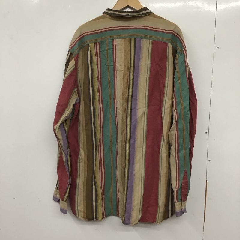 ポロバイラルフローレン Polo by RALPH LAUREN シャツ、ブラウス 長袖 長袖シャツ ストライプシャツ カラーシャツ XXL ストライプ マルチカラー / マルチカラー /  メンズ USED 古着 中古 10137086