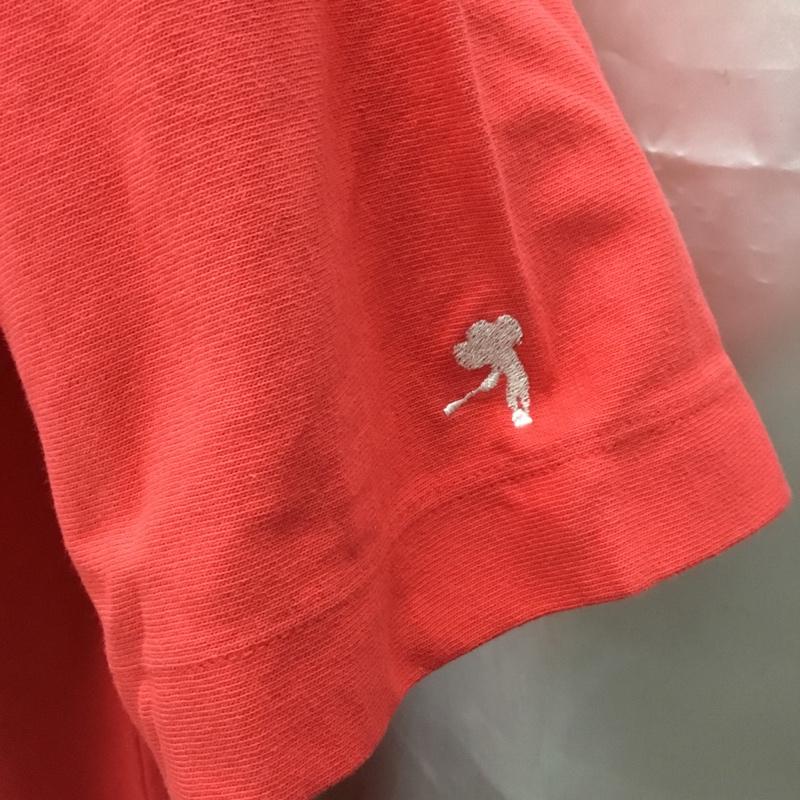 ベイフロー BAYFLOW Tシャツ 半袖 半袖カットソー プリントTシャツ クルーネックカットソー 4 ロゴ、文字 赤 / レッド /  メンズ USED 古着 中古 10114356