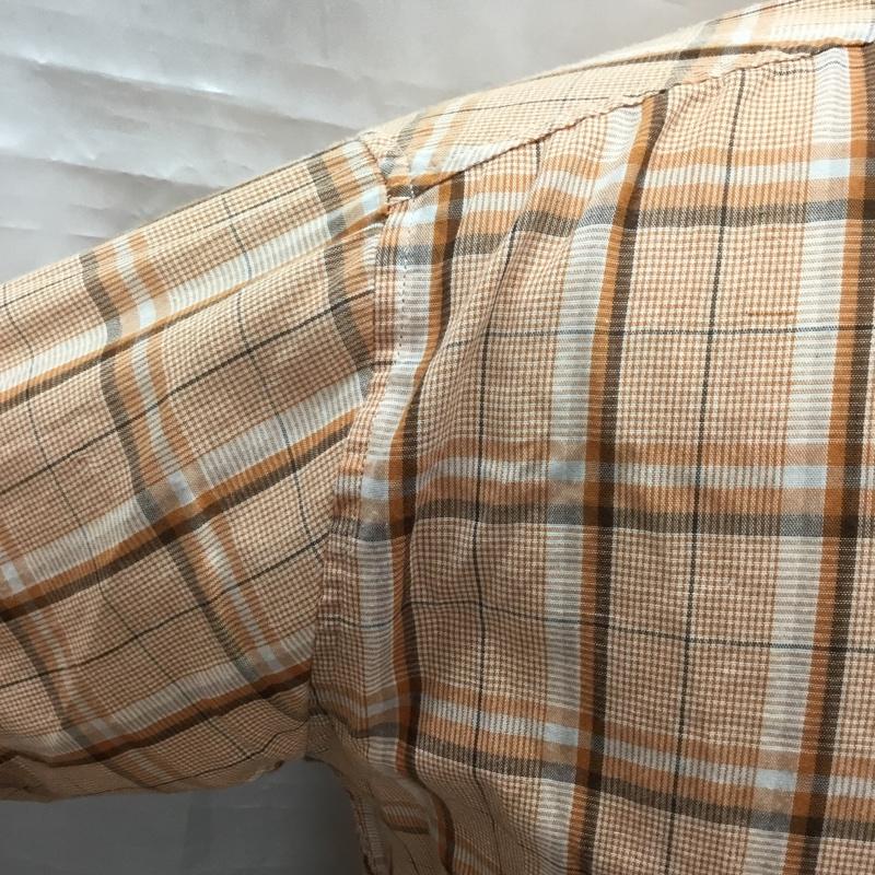 ブリクストン BRIXTON シャツ、ブラウス 半袖 ボタンダウンシャツ S チェック マルチカラー / マルチカラー /  メンズ USED 古着 中古 10108967