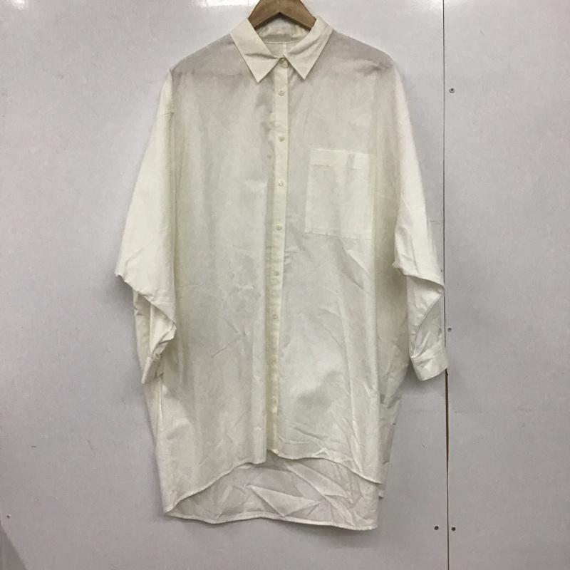 アパートバイローリーズ apart by lowrys ワンピース ロングスカート 長袖ロングワンピース シャツワンピース フレアスカート フロントボタン FREE 無地 白 / ホワイト /  レディース USED 古着 中古 10146669