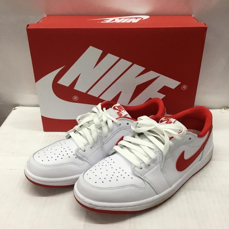 ナイキ NIKE スニーカー スニーカー CZ0790-161 JORDAN BRAND AIR JORDAN 1 RETRO LOW OG 27cm 箱有 27.0cm ロゴ、文字 白 / ホワイト / X 赤 / レッド /  メンズ USED 古着 中古 10115565