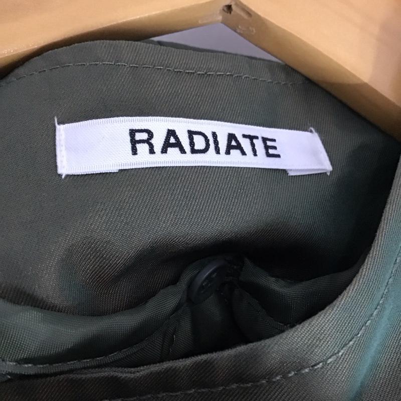 ラディエイト Radiate コート コート一般 Z82632 ノーカラー ライナー付き M 無地 カーキ / カーキ /  レディース USED 古着 中古 10145956