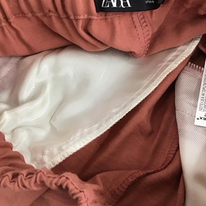 ザラ ZARA パンツ スラックス 2806/458/172 XS 無地 桃 / ピンク /  レディース USED 古着 中古 10133213