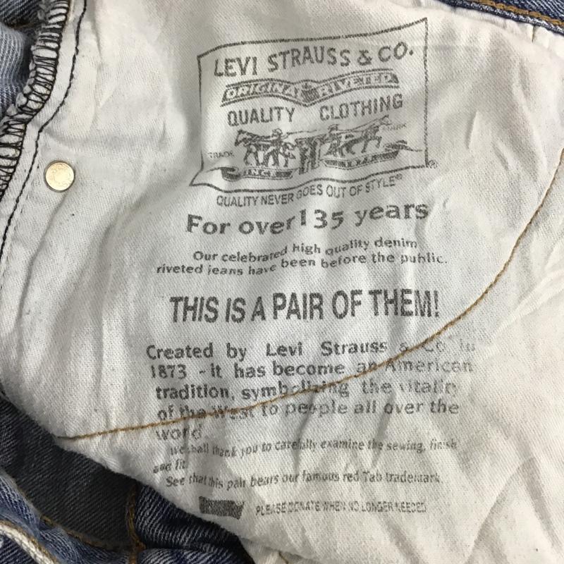 リーバイス Levi s パンツ デニム、ジーンズ w33l30 33インチ 無地 水色 / ライトブルー /  メンズ USED 古着 中古 10106207