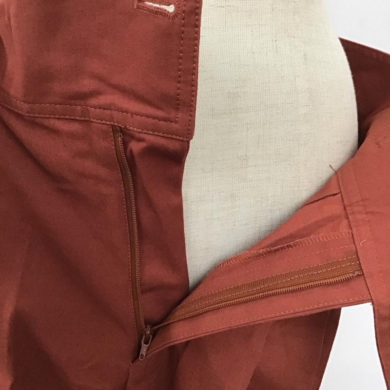 スライ SLY ボトムス ボトムス 030ASB31-0170 DOUBLEBELTED センタープレスパンツ 2 無地 茶 / ブラウン /  レディース USED 古着 中古 10120153